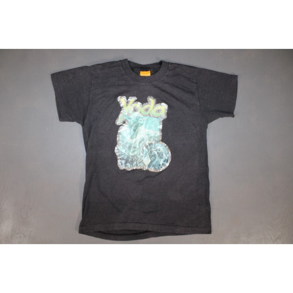 Vintage Empire Strikes Back Star Wars Yoda Luke T-Shirt Youth Kids 1980 Iron-on
